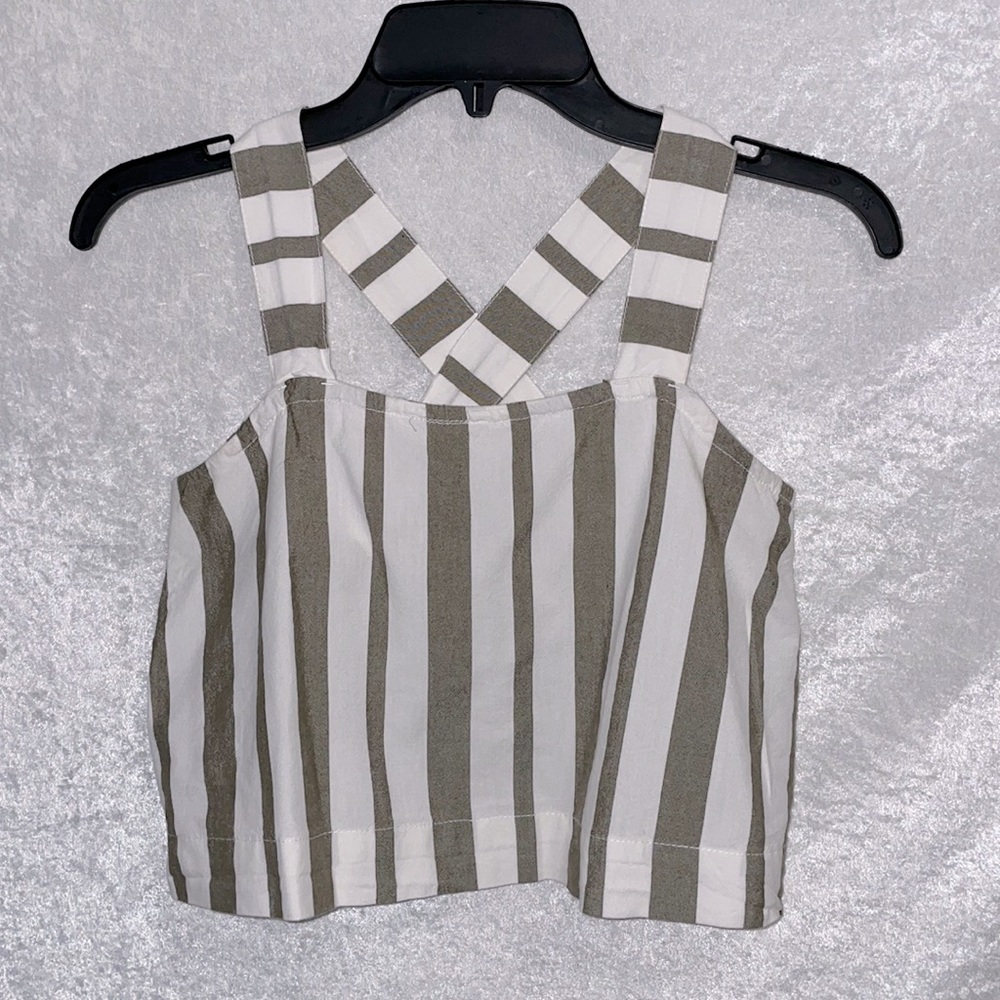 RVCA beach crop top